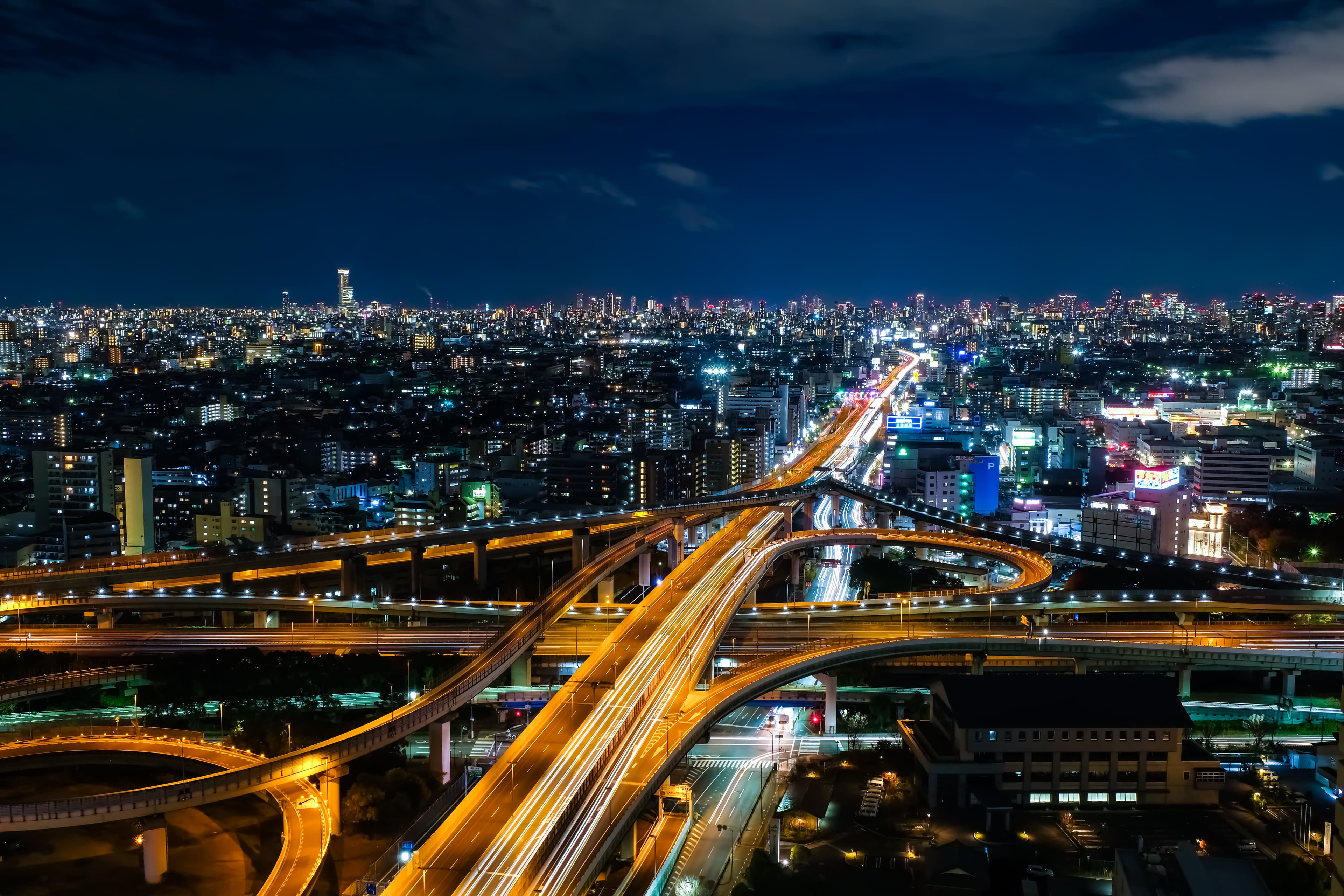 夜の道路